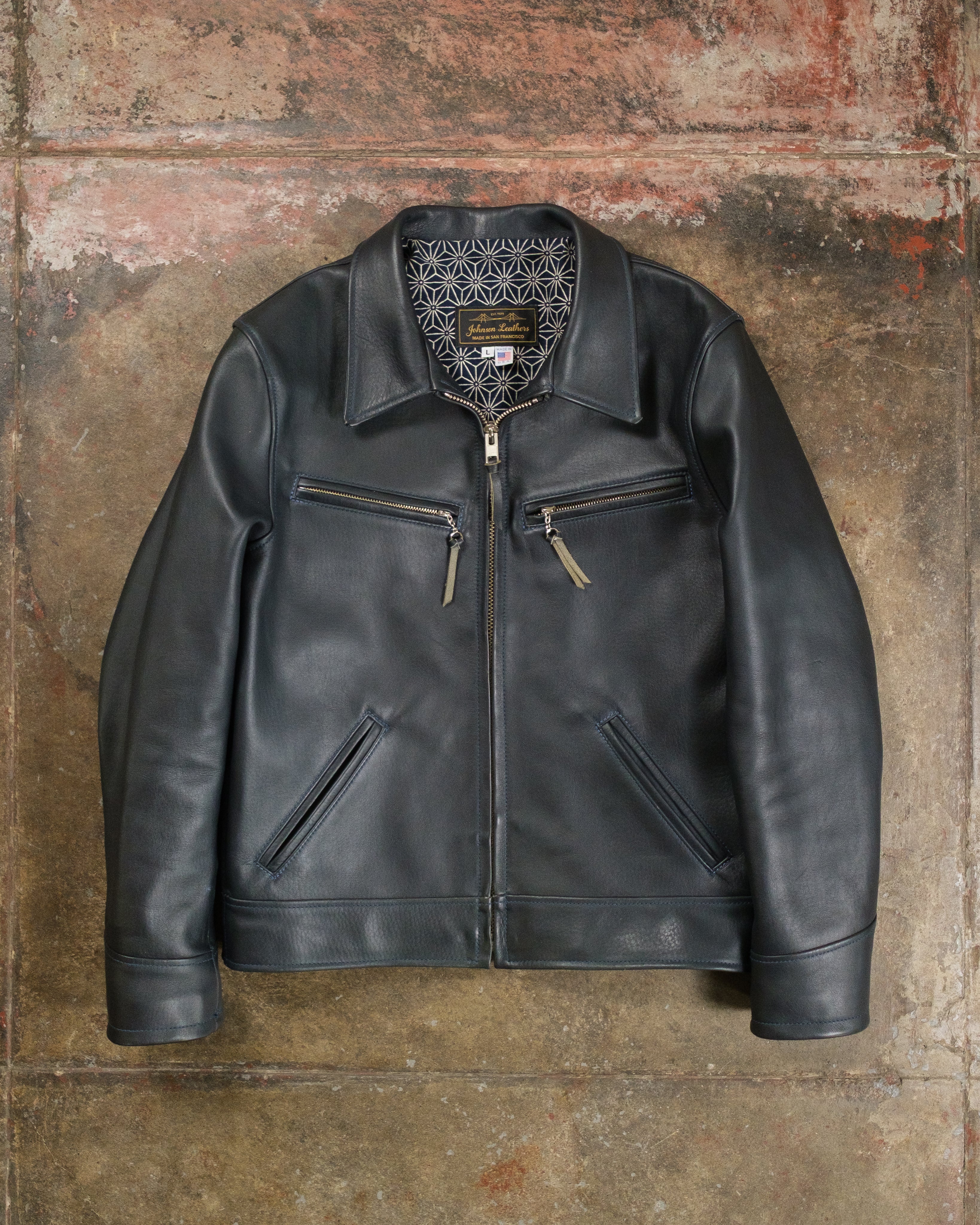 Trocadero Pitch Blue City Horween Essex Steerhide (L)