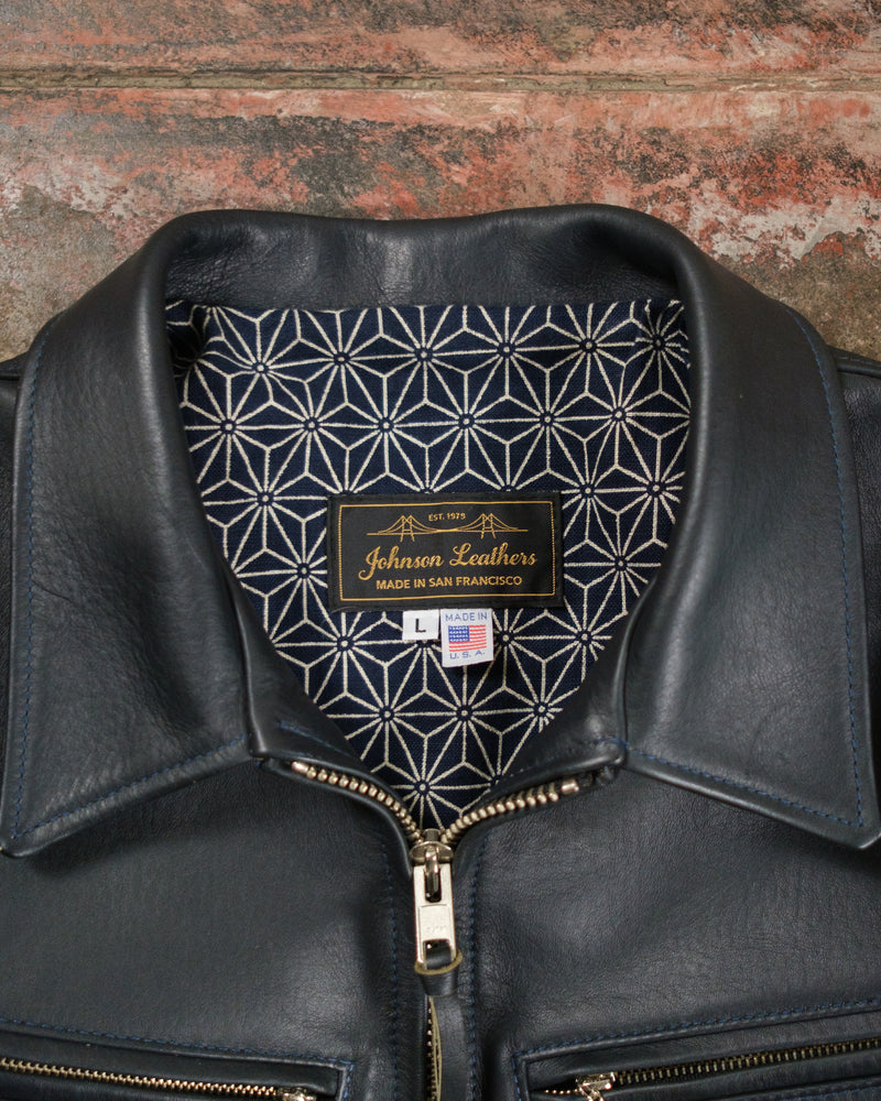 Trocadero Pitch Blue City Horween Essex Steerhide (L)