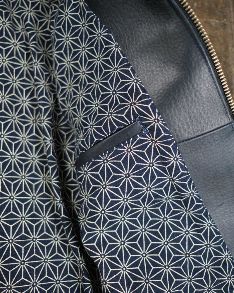 Trocadero Pitch Blue City Horween Essex Steerhide (L)