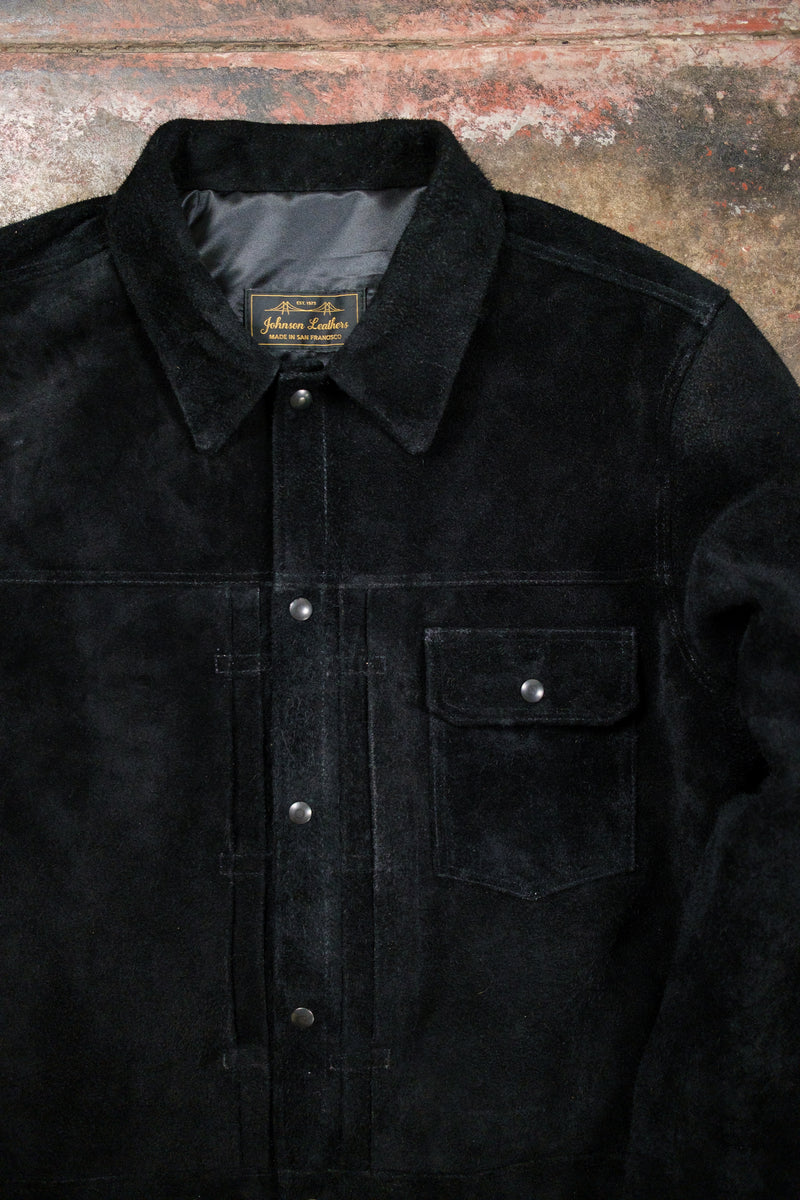 Type I Black Roughout Cowhide (XXL)