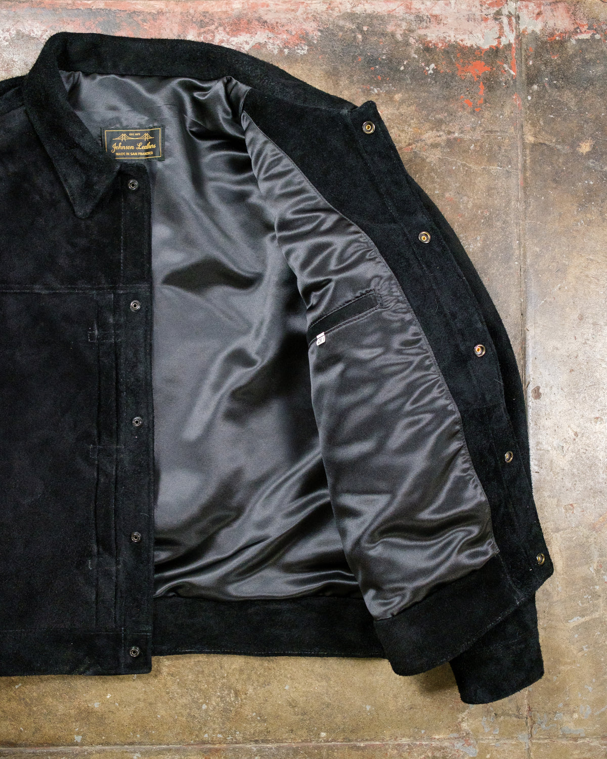 Type I Black Roughout Cowhide (XXL)