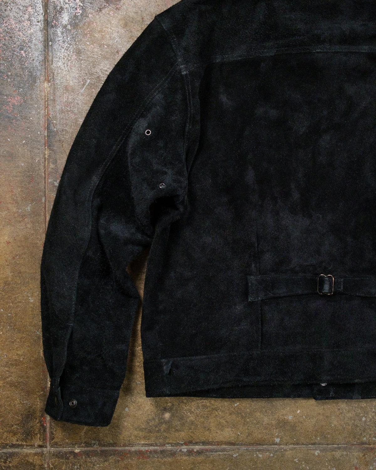 Type I Black Roughout Cowhide (XXL)