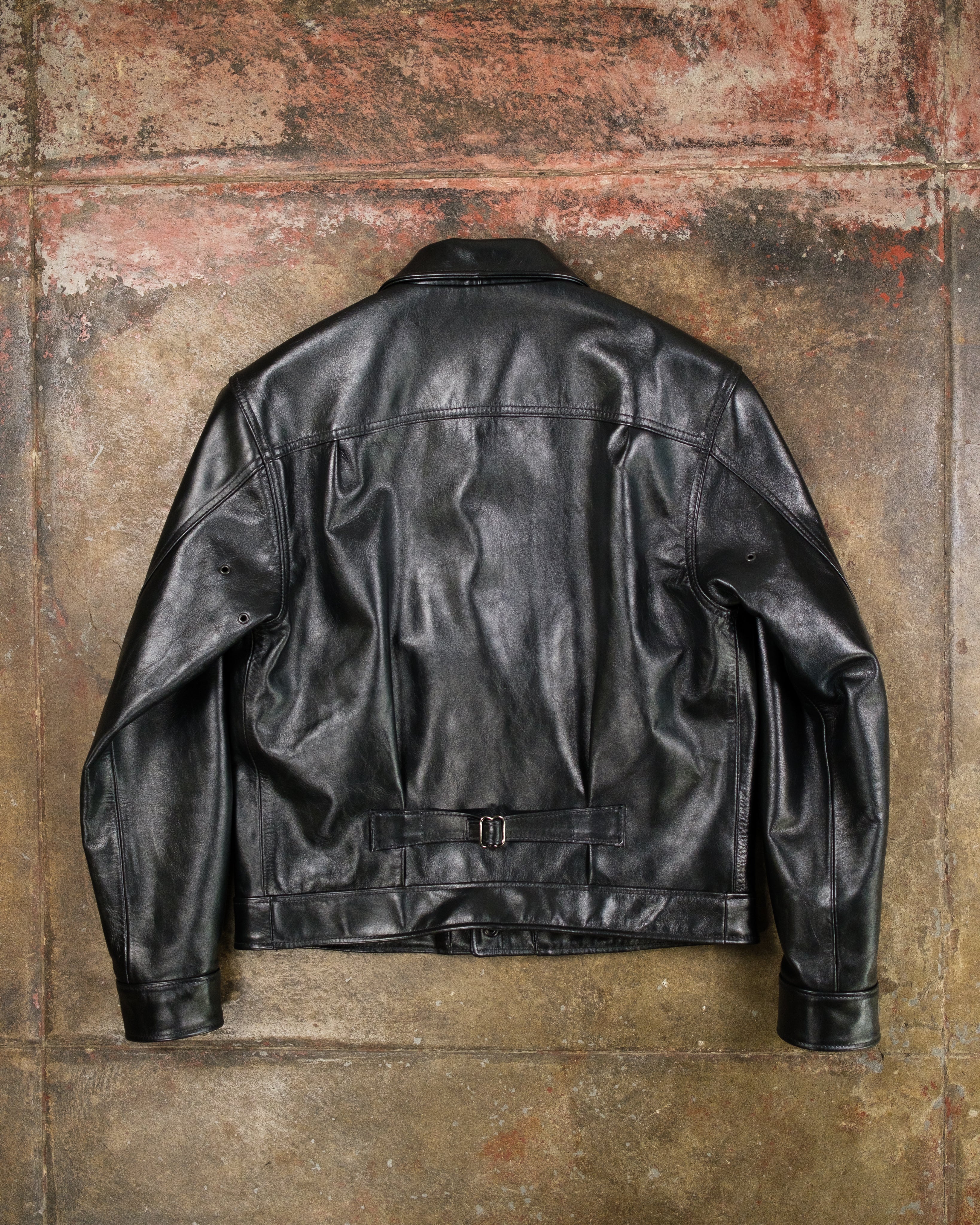 Type I Black Phantom Horsehide – Johnson Leather