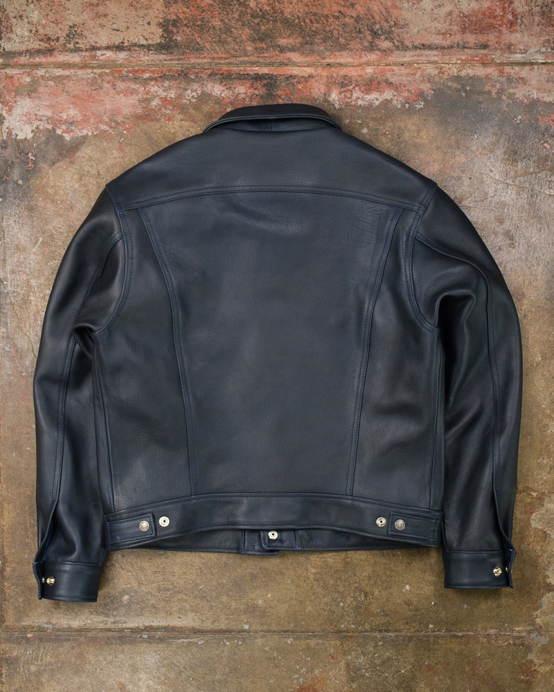 M-LEI Pitch Blue City Horween Essex Steerhide