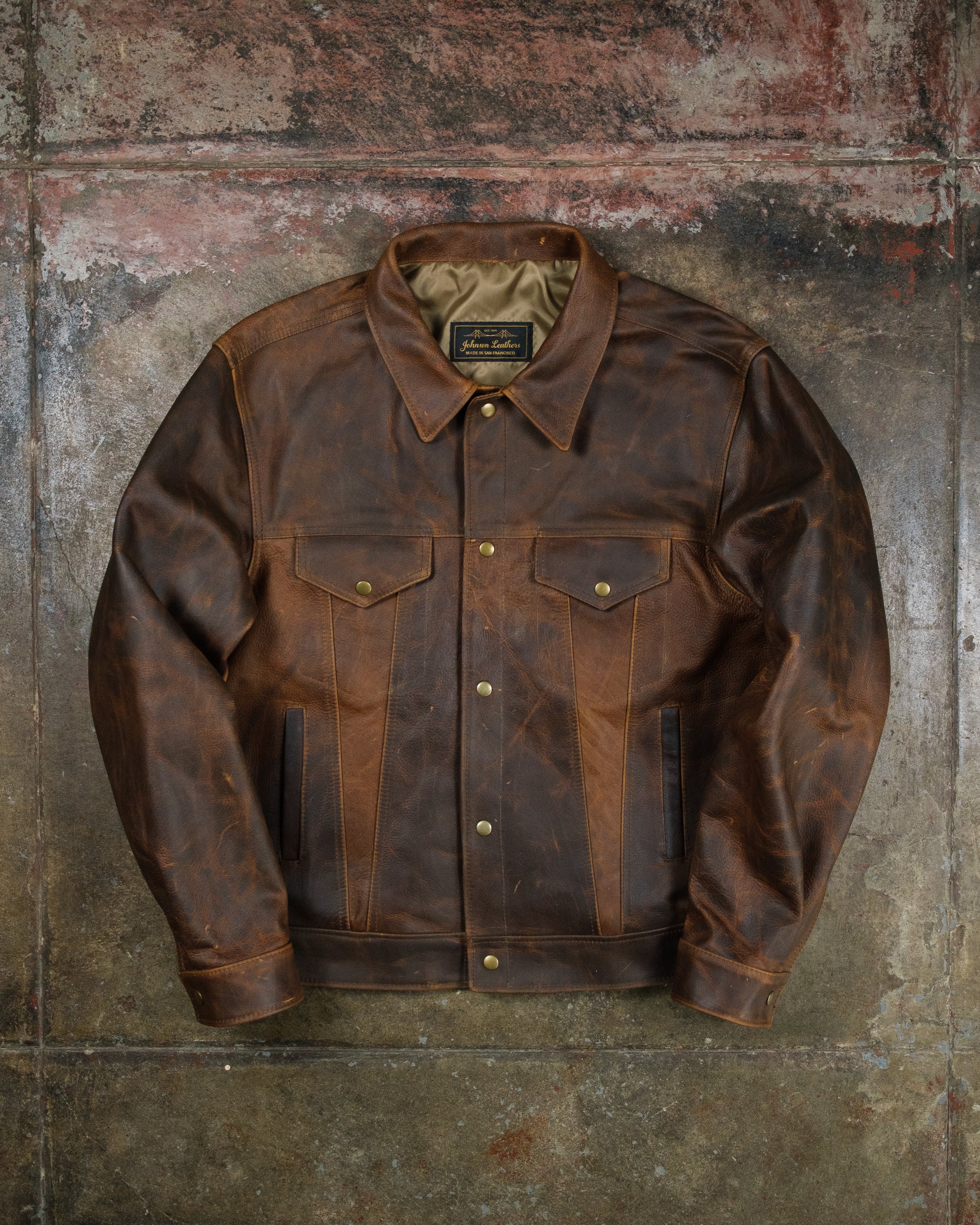 M-LEI L13 Cognac Oiled Pull-Up Steerhide