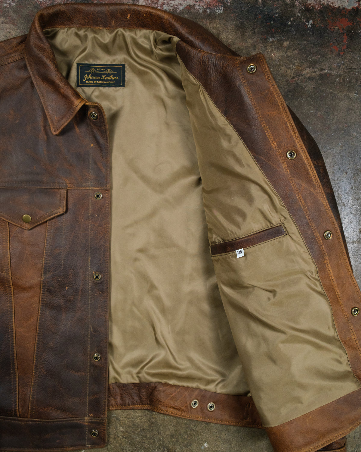 M-LEI L13 Cognac Oiled Pull-Up Steerhide