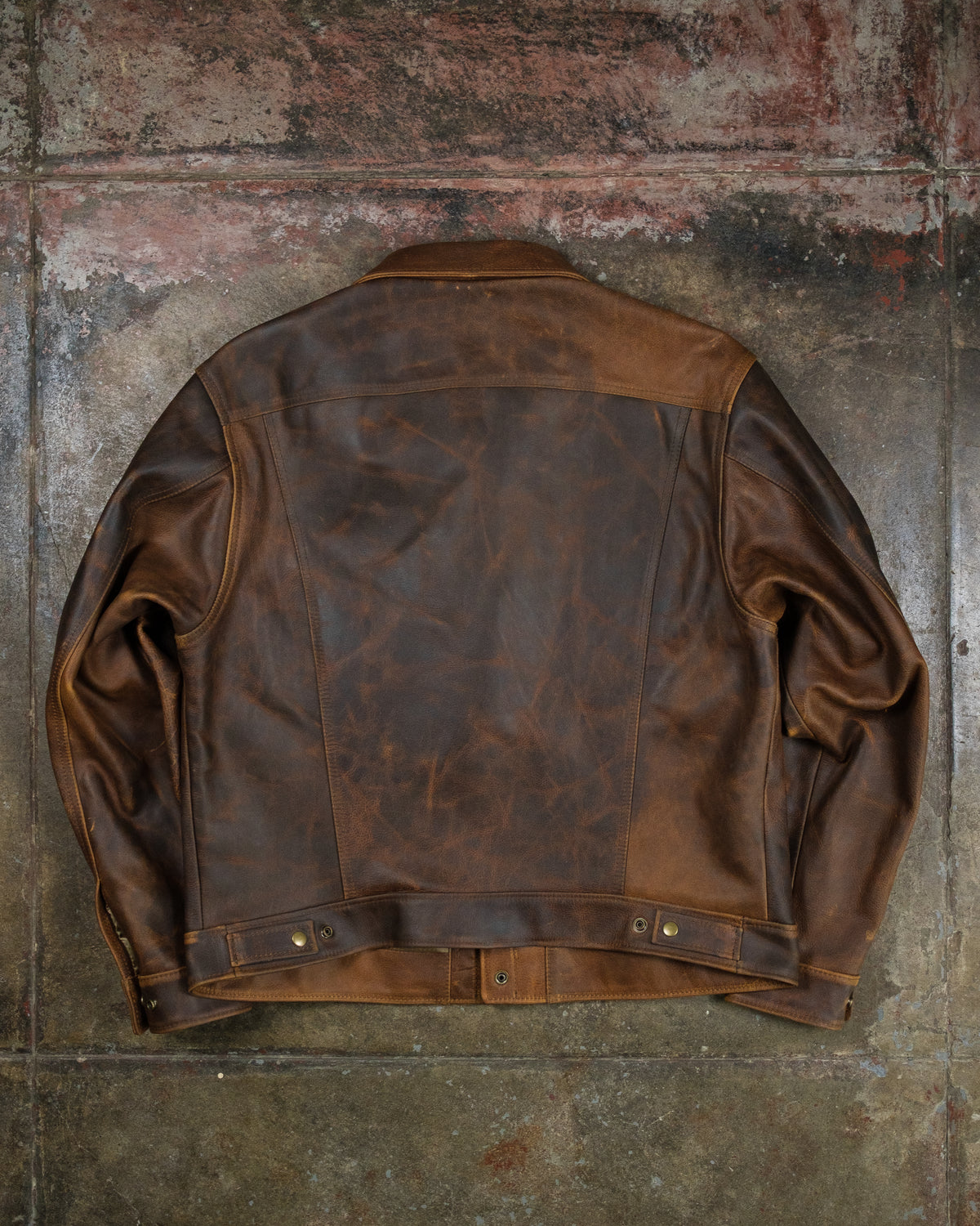 M-LEI L13 Cognac Oiled Pull-Up Steerhide