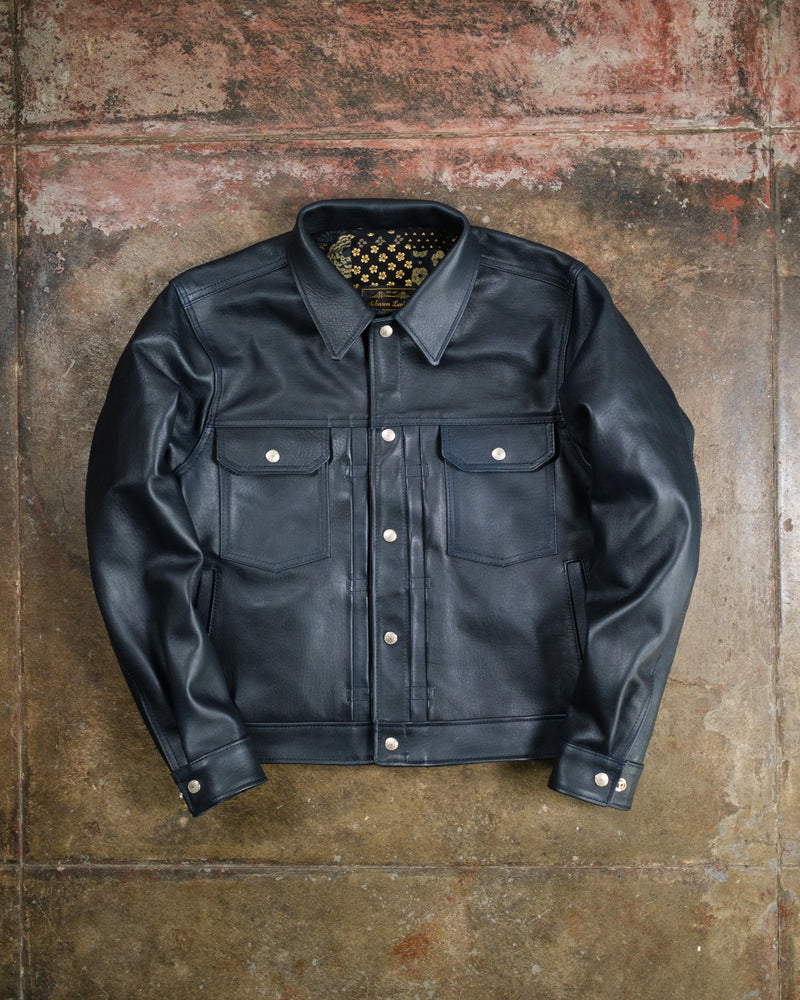 Type II Pitch Blue City Horween Essex Steerhide