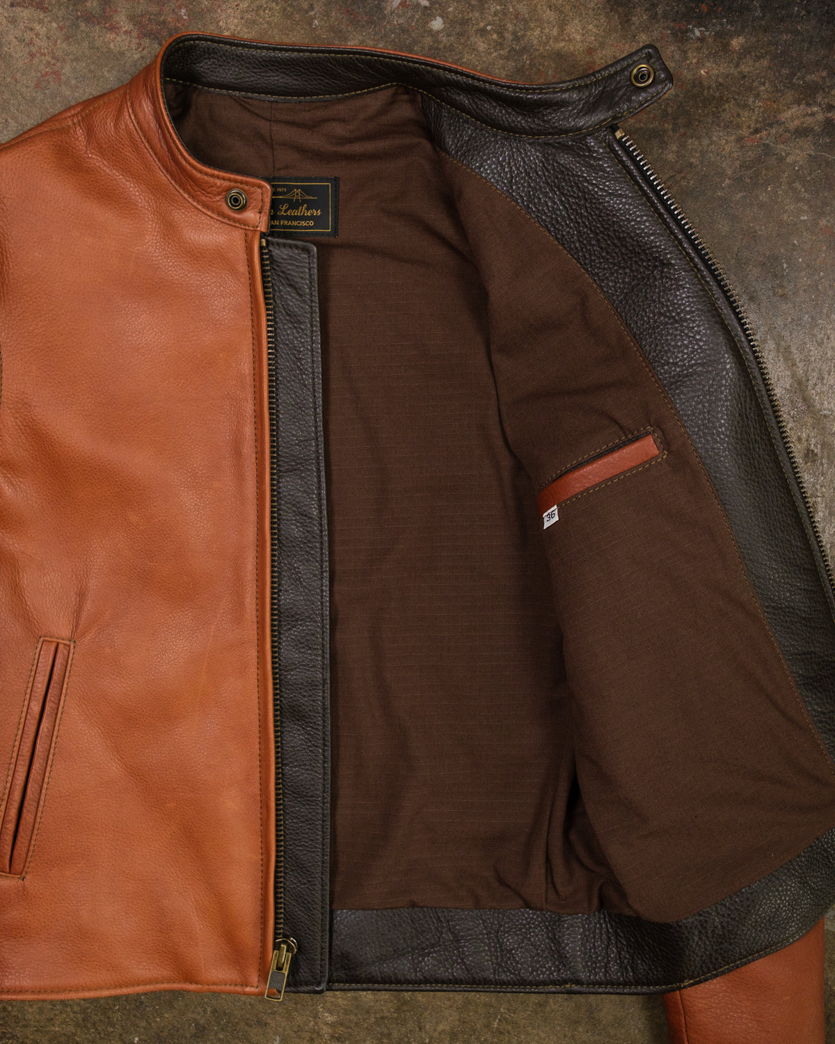 N-200 Brown Two-Tone Cowhide (36)